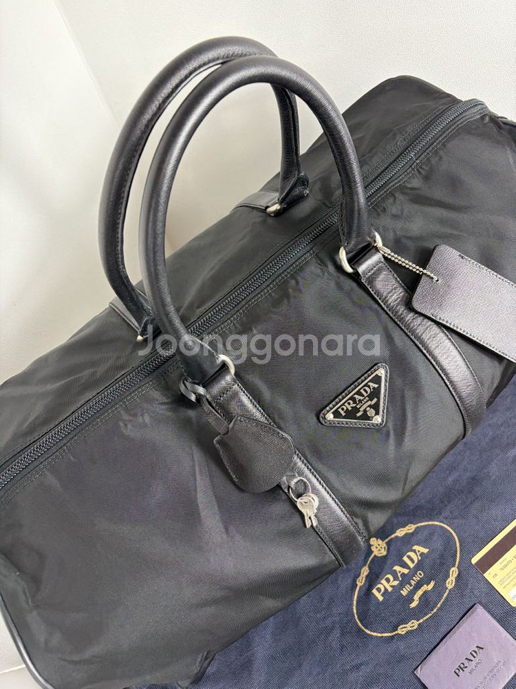 프라다 V20 나일론 보스턴백 골프가방 여행가방--2