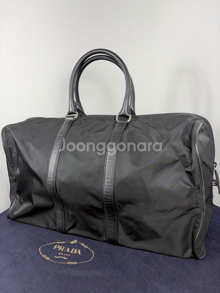 프라다 V20 나일론 보스턴백 골프가방 여행가방--4