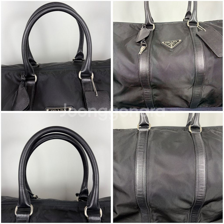 프라다 V20 나일론 보스턴백 골프가방 여행가방--8