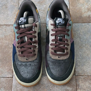 (245)나이키 트래비스 스캇 에어포스 1 로우 캑터스 잭 스니커즈 운동화 이미지