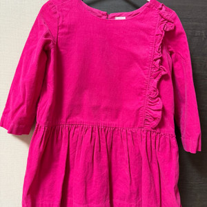 베이비갭 여아 코듀로이 원피스 2세 핑크 선세탁새상품