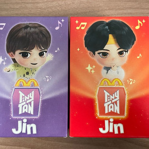 방탄 해피밀 타이니탄 피규어 Jin 일괄 이미지