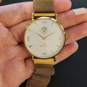 BRANNEW 브랜뉴 금장 메쉬 시계 경우회 한정판