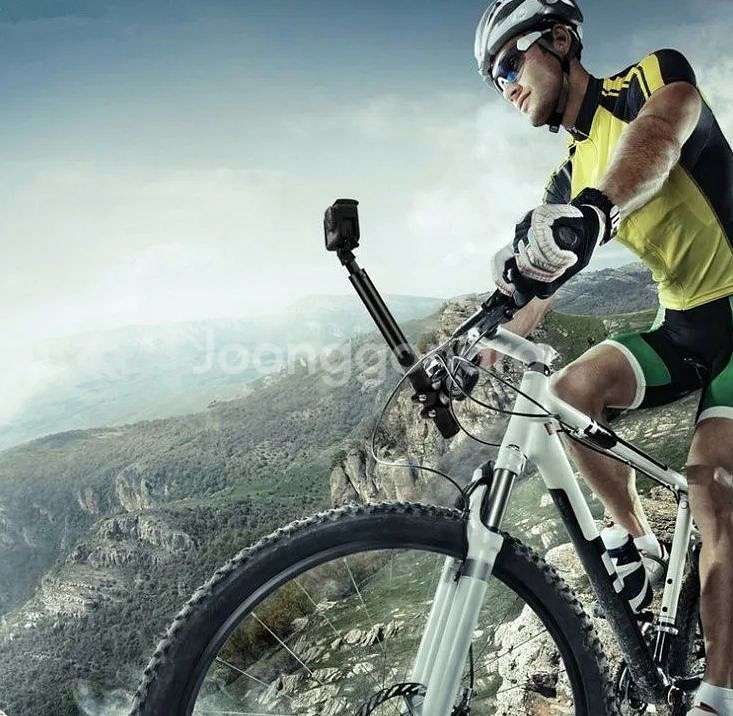 오토바이 자전거 셀카봉 모노포드 마운트 핸들바 브래킷--6