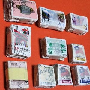 오래된 중화민국우표 100장 다발 (10다발. 총 1,000장)일괄. 이미지