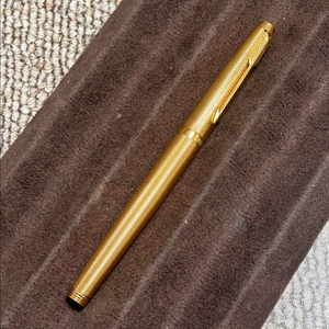 파카75 금장 만년필 - 14k금장바디, 14k M촉
