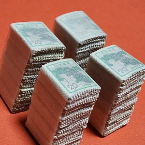 오래된 일본 우표 100장 다발 (20다발. 총 2,000장)일괄.