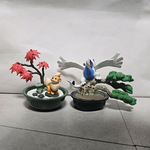 포켓몬 리멘트 분재 루기아 가디 피규어 전포 윈디 가챠 가샤폰 캡슐토이 스케일월드