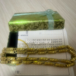 24k 사선광폭 대나무목걸이 가격내림