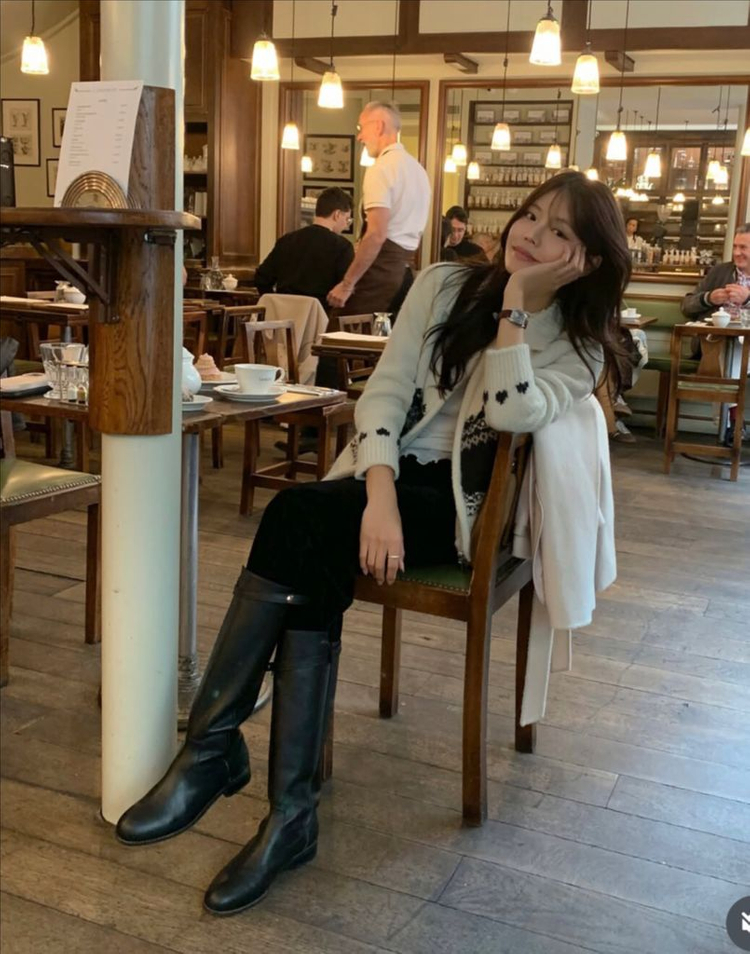 하와 애스콧 롱부츠 220, 3.5cm +비브람 밑창 새상품 풀박 판매합니다.--4