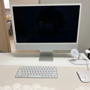 아이맥 24인치 m1 실버 고급형 (M1 8코어 CPU 8코어 GPU)