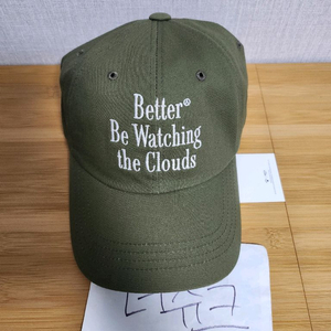 (새상품) 에이카화이트 BETTER CAP 올리브