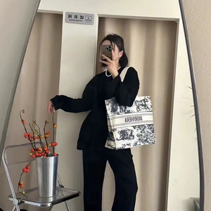 디올 오블리크 에코백