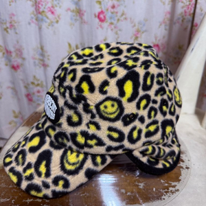 아이스비스킷 스마일 레오파드 귀달이모자