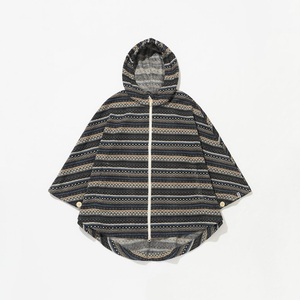 FILA 휠라 아웃도어 기모 판초 케이프 망토