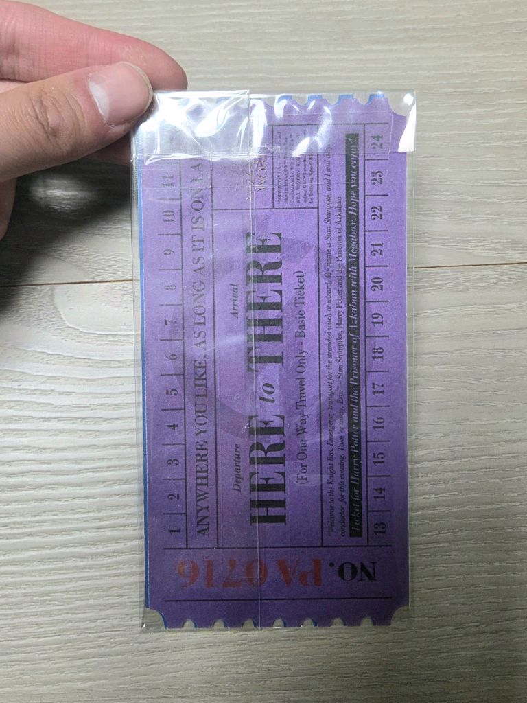 해리포터 아즈카반의 죄수 오리지널 티켓 판매합니다 | 중고나라 - 안심되는 중고거래