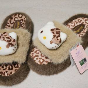 레오파드키티 털슬리퍼 36-37(235)