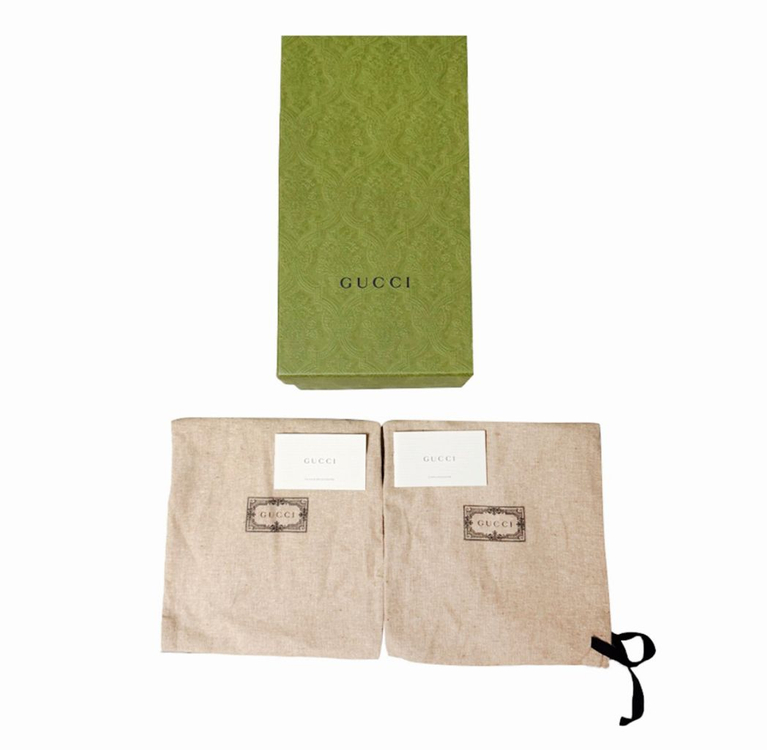 [36] 구찌 여성 프린스타운 GG로고 홀스빗 뮬 블로퍼 슬리퍼 베이지--9