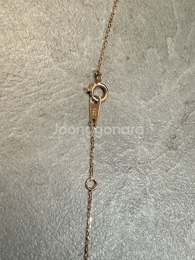 14k크로바 목걸이--6