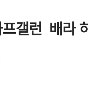 베스킨라빈스 하프갤런