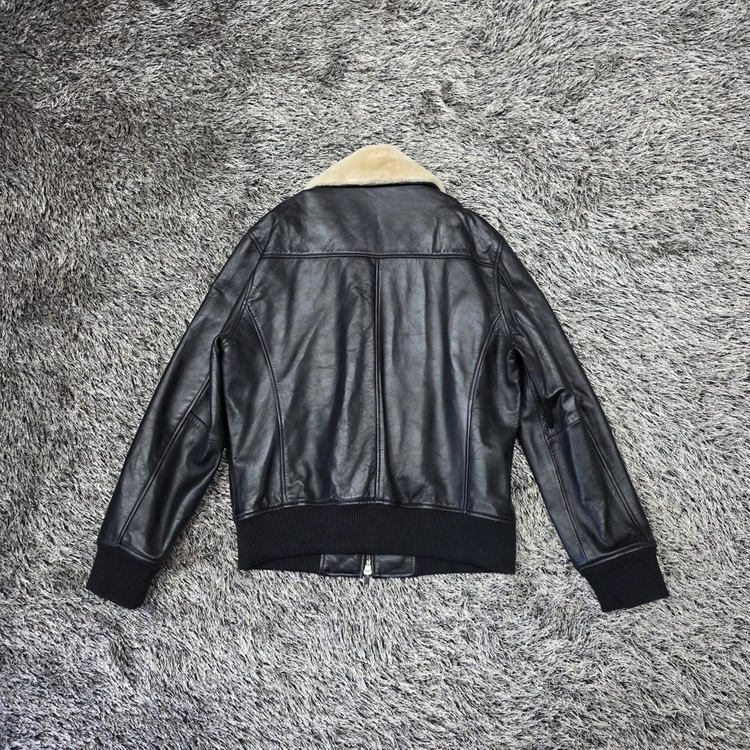 자라 양가죽자켓/항공자켓 블루종/남성(XL)/JP965/새상품수준--1