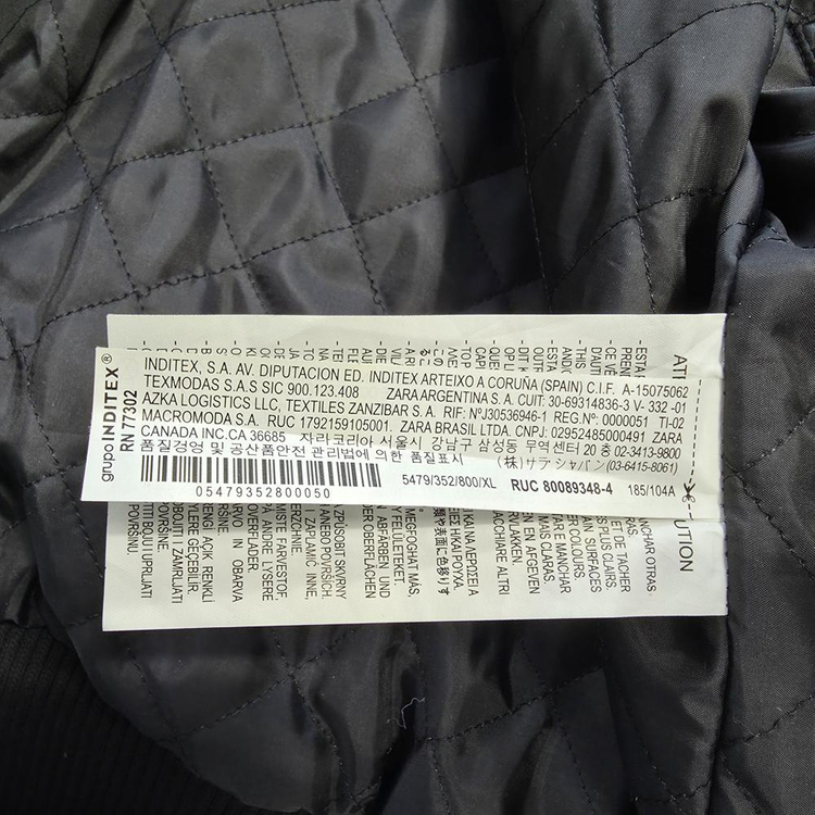 자라 양가죽자켓/항공자켓 블루종/남성(XL)/JP965/새상품수준--4