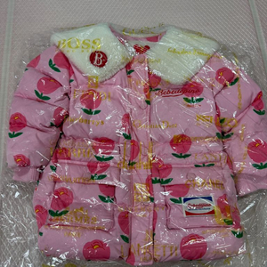 베베드피노 핑크튤립 패딩100