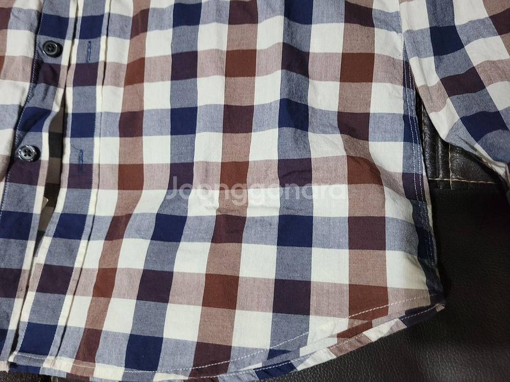 코모도(COMODO) 깅엄체크셔츠 M (주)톰보이(지이크 지오지아 엠비오 티아이포맨 커스텀멜로우)--4