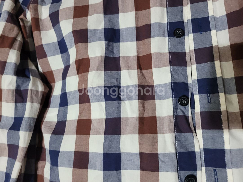 코모도(COMODO) 깅엄체크셔츠 M (주)톰보이(지이크 지오지아 엠비오 티아이포맨 커스텀멜로우)--5