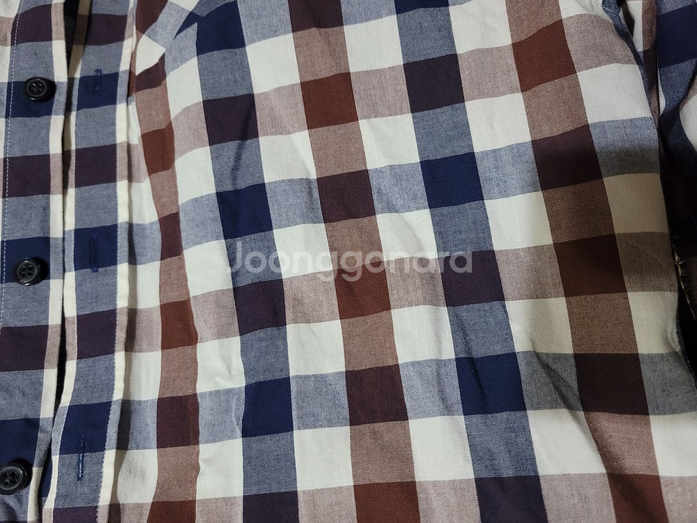 코모도(COMODO) 깅엄체크셔츠 M (주)톰보이(지이크 지오지아 엠비오 티아이포맨 커스텀멜로우)--3