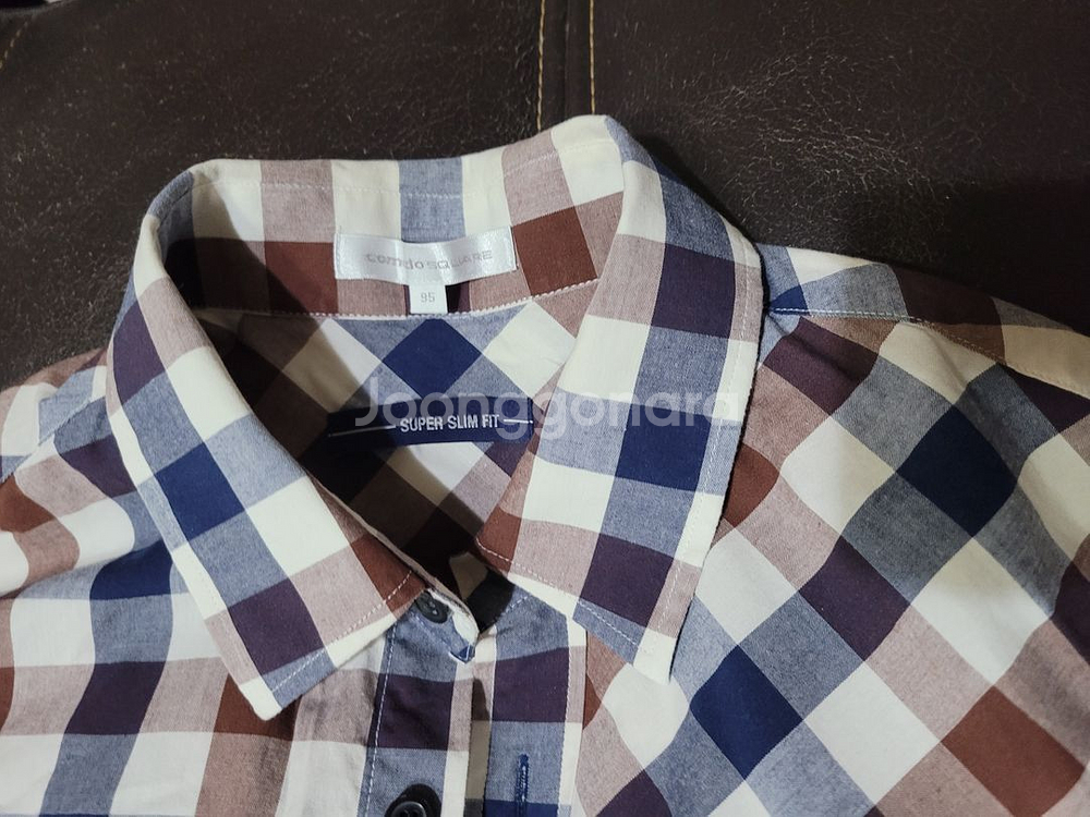 코모도(COMODO) 깅엄체크셔츠 M (주)톰보이(지이크 지오지아 엠비오 티아이포맨 커스텀멜로우)--1