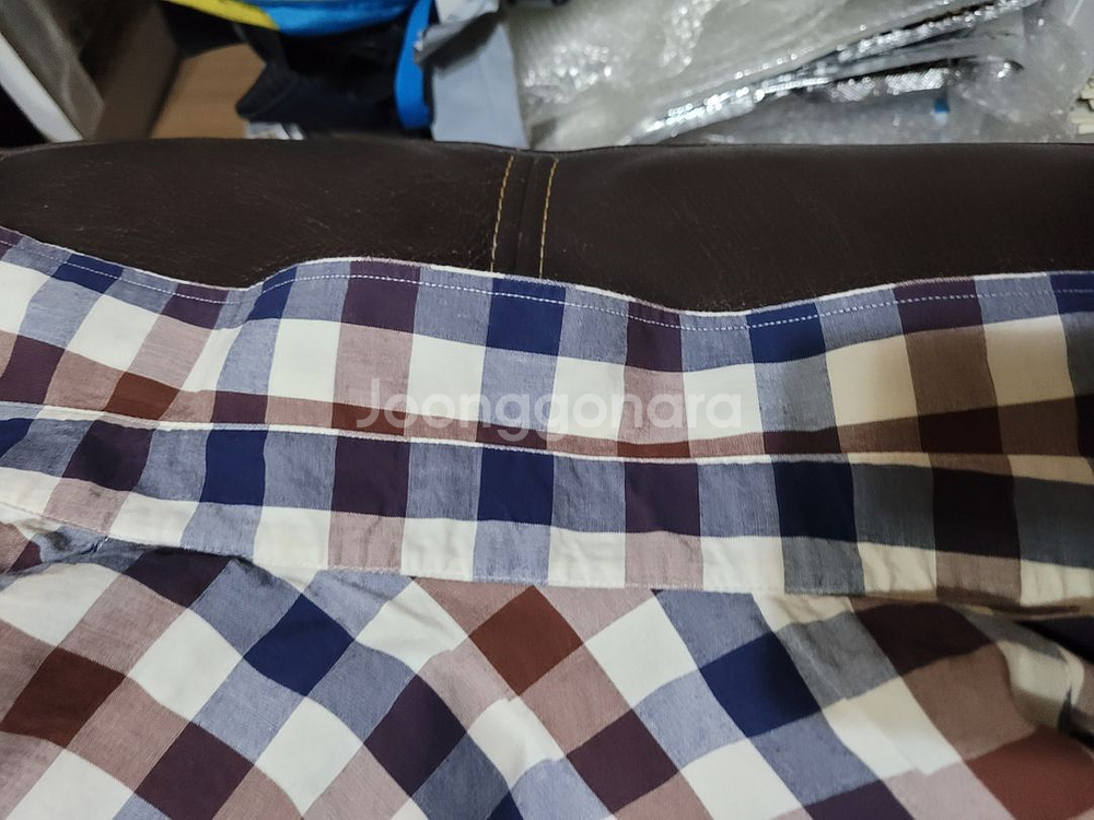 코모도(COMODO) 깅엄체크셔츠 M (주)톰보이(지이크 지오지아 엠비오 티아이포맨 커스텀멜로우)--8