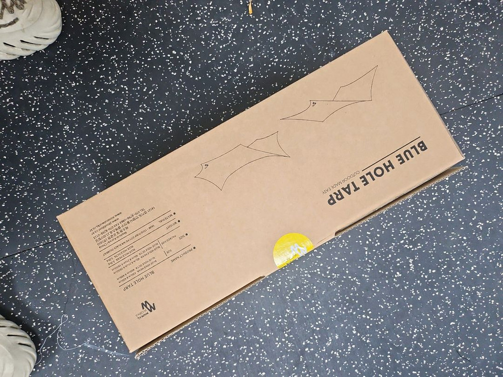 미니멀웍스 블루홀 헥사 타프 차콜 새제품--1