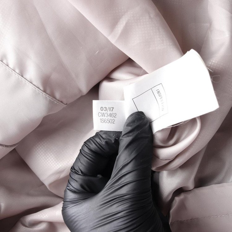 [XL]리복 베이지 롱 바람막이 블루종 집업점퍼--7