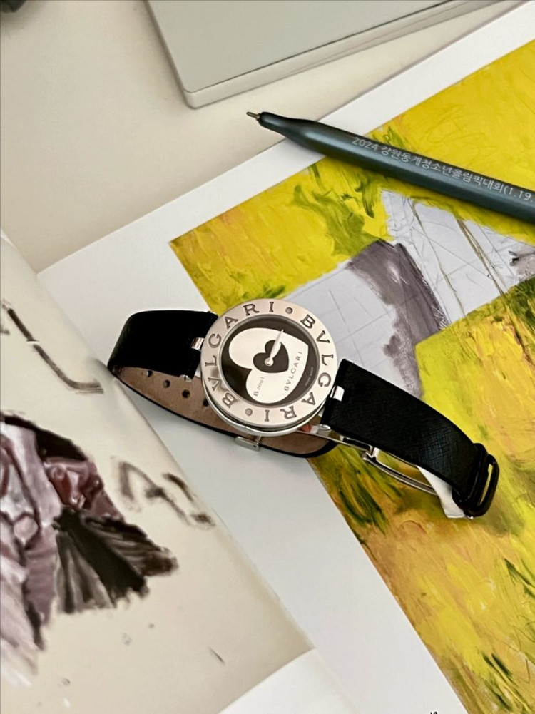 불가리 비제로원 하트 다이얼 시계 / 정품검수 케어 완료--4