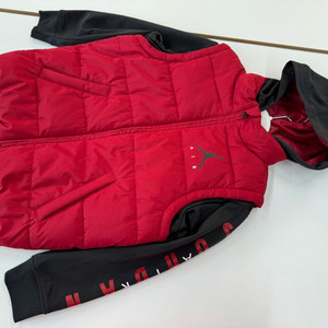 조던 116-122 후드 패딩조끼 점퍼 키즈 120 남아 120