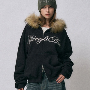 [새상품]미드나잇무브 hair 후드집업 블랙 :) 무신사 크롬하츠 스투시 슈프림 휴먼메이드 산산기어 아디다스 나이키