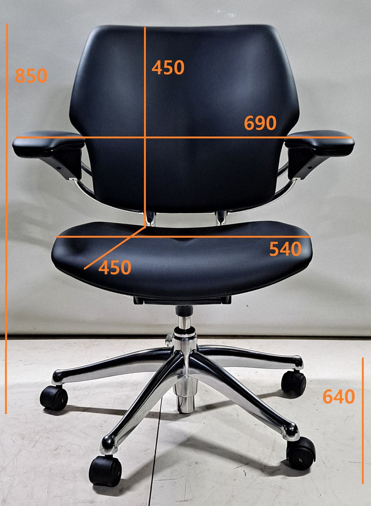 휴먼스케일 프리덤 태스크 가죽 의자--8