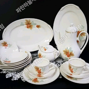 행남사머루포도 일괄협의 티팟&접시커피잔