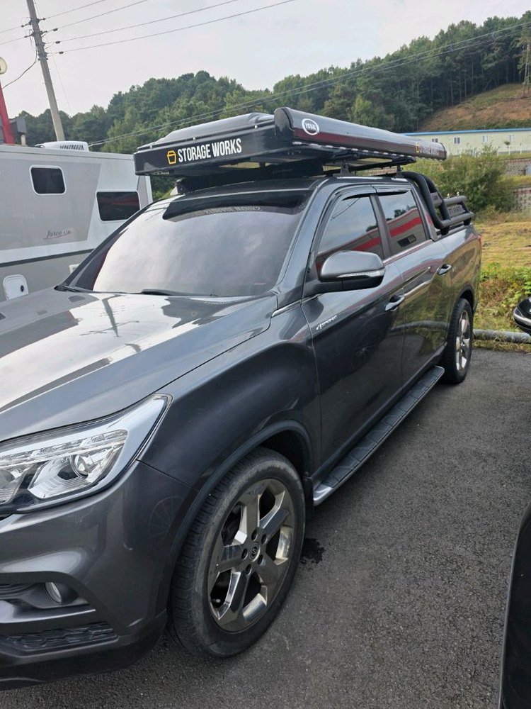 루프탑텐트 구조변경 대행해드립니다. 서류대행 렉스턴 스포츠 칸. 픽업 튜닝차량도 가능 전국가능 이미지