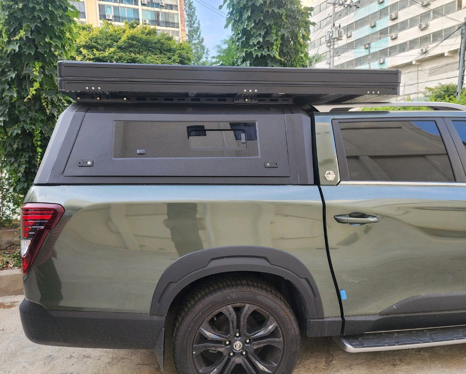 루프탑텐트 구조변경 대행해드립니다. 서류대행 렉스턴 스포츠 칸. 픽업 튜닝차량도 가능 전국가능 이미지