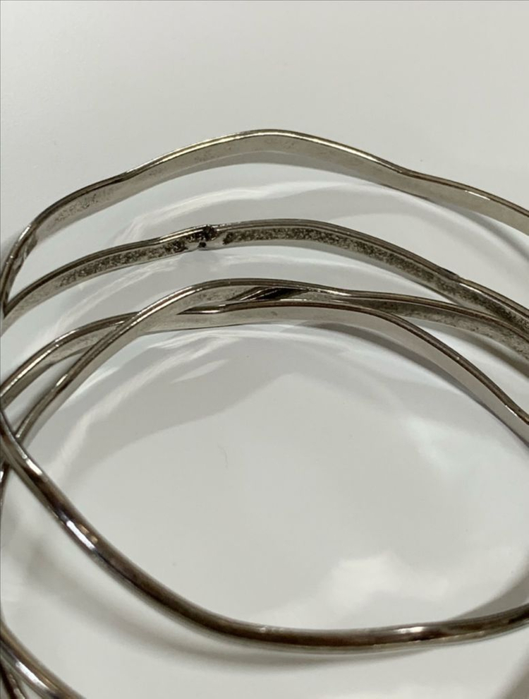 빈티지 웨이브 뱅글--1