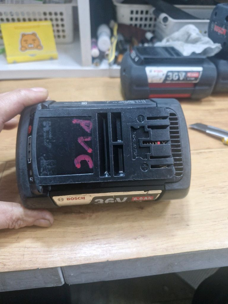 보쉬배터리GBA36V6.0AH HC 고방전배터리 S급 개당가격 이미지