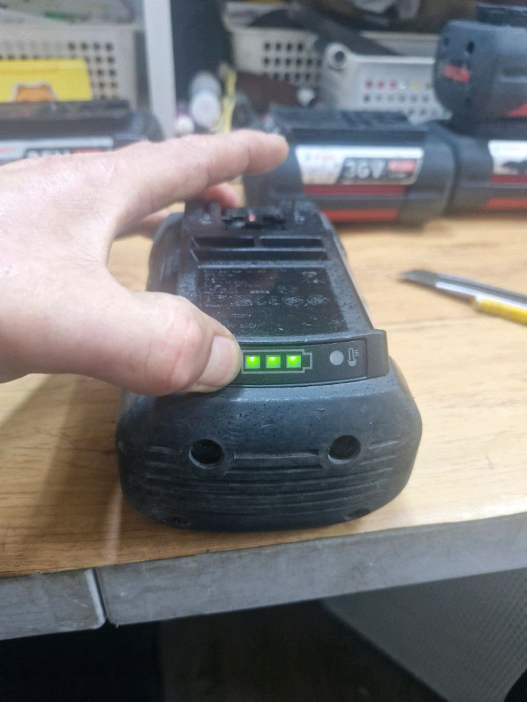 보쉬배터리GBA36V6.0AH HC 고방전배터리 S급 개당가격 이미지