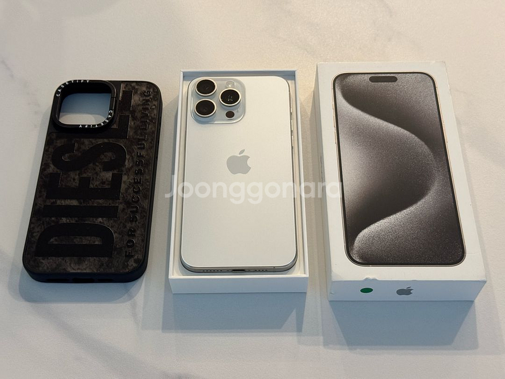 [디젤 콜라보 케이스티파이 포함] 아이폰 15 프로맥스 256GB (홍콩판)--8