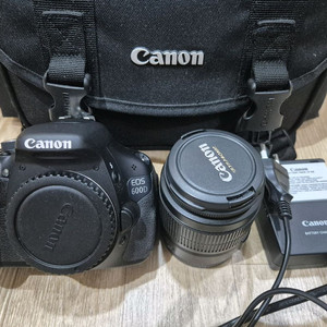 캐논 EOS 600D DSLR 카메라 세트