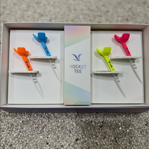 엑스넬스 높이조절 에이밍 컨트롤 로켓 골프티꽂이 4P세트