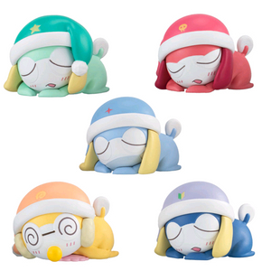 5종 풀셋 개구리 중사 케로로 치비 케로 네무라세타이 잠자는 가챠 캡슐토이 피규어 굿즈 고전 방꾸 도로로 기로로 이미지