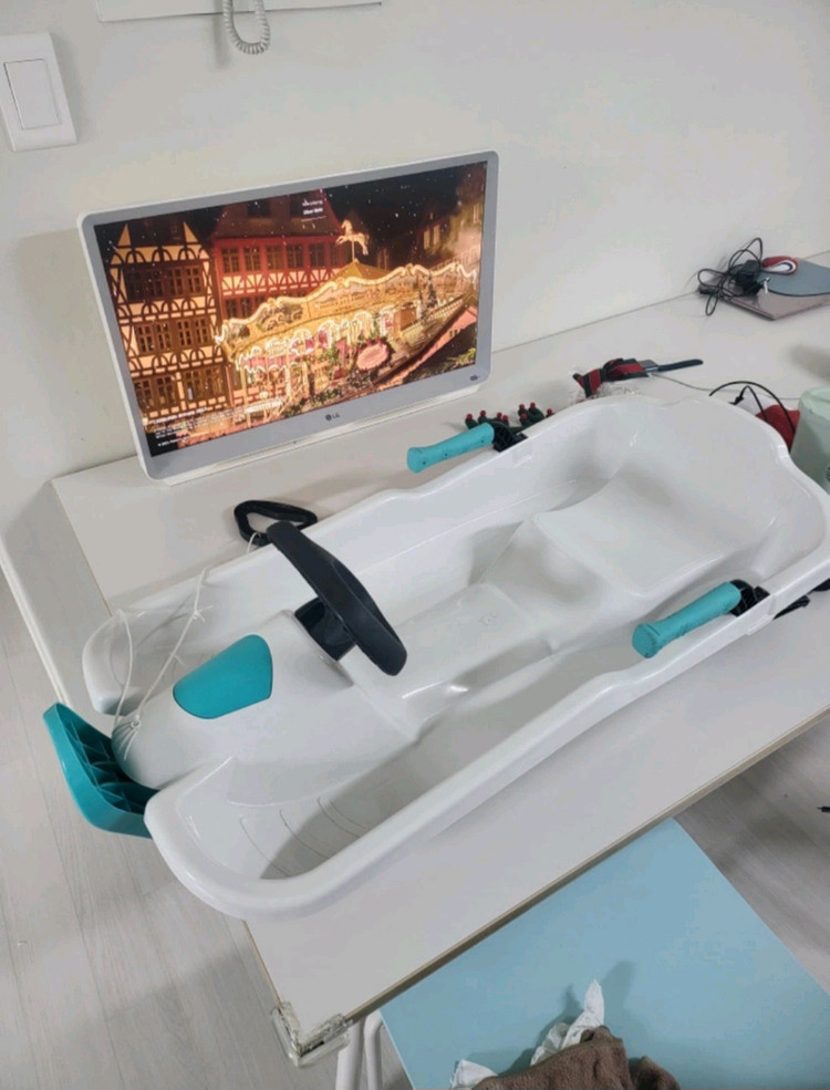 Gizmo Riders 아동용블루 눈썰매--3