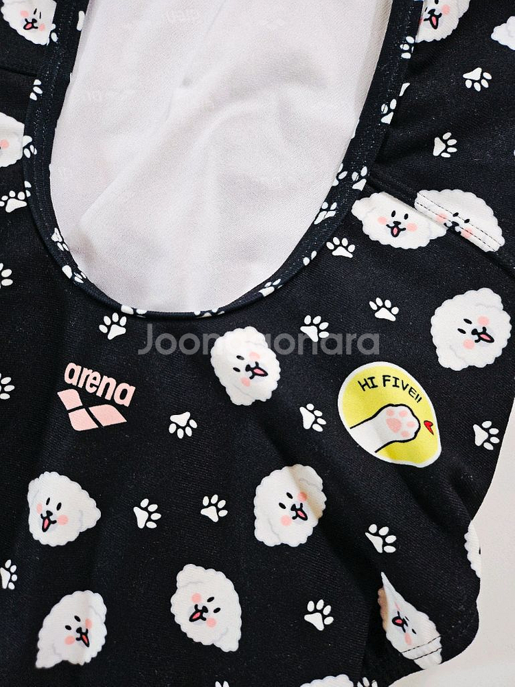 (2회입수) 아레나 퍼피 수영복 90 + 제작수모--3